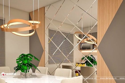 Gương mài trang trí cao cấp DEHOME