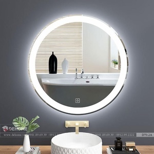 Gương Tròn Phòng Tắm Có Đèn Led Cao Cấp Dehome - D70.2A