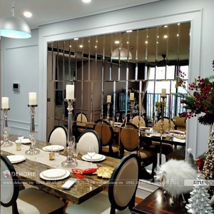Gương Bỉ Trang Trí Dán Tường Cao Cấp Dehome - DT15