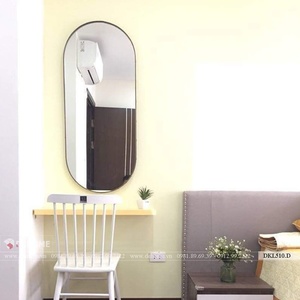 Gương Bàn Trang Điểm Hình Bầu Dục Khung Kim Loại Sơn Tĩnh Điện Cao Cấp- DKL510.D
