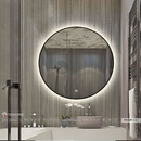 Gương Tròn Sơn Tĩnh Điện Có Led Cao Cấp Dehome - DKL80.2A