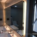 Gương Nhà Tắm Có Đèn Khung Viền Mạ PVD Cao Cấp Dehome - DPVD914.4A