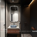 Gương Nhà Tắm Có Đèn Khung Sơn Tĩnh Điện Cao Cấp - DKL712.1A