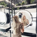 Gương khung sơn tĩnh điện màu đen cao cấp Dehome - DKL80.1B