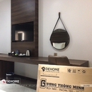 Gương Bàn Trang Điểm Dây Da Cao Cấp Dehome - DA50D