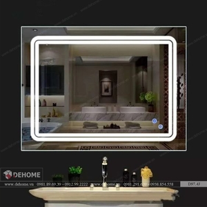 Gương Phòng Tắm Cao Cấp Có Đèn Led Dehome D97.4J