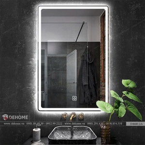 Gương Nhà Tắm Đèn Led Cao Cấp Dehome - D68.2A