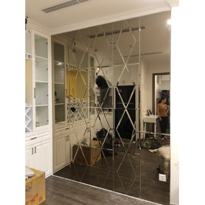 Gương Ghép Trang Trí Phòng Khách Cao Cấp Dehome - DT24