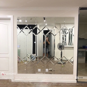 Gương Dán Tường Phòng Khách Cao Cấp Dehome - DT45