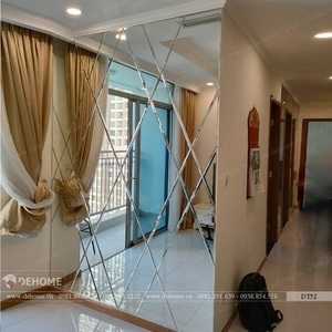 Gương dán tường phòng khách Dehome - DT52
