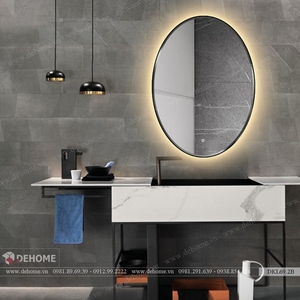 Gương bàn trang điểm khung kim loại sơn tĩnh điện Dehome - DKL69.2B