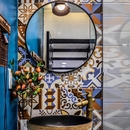 Gương khung gỗ màu đen phòng tắm cao cấp Dehome - DG80DA