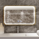 Siêu Phẩm Gương Nhà Tắm Có Đèn Khung Viền Mạ PVD Cao Cấp Dehome - DPVD149.4A