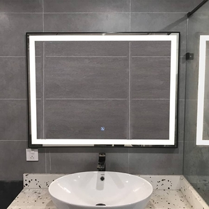 Gương Phòng Tắm Khung Kim Loại Sơn Tĩnh Điện Dehome Cao Cấp DKL129.2A