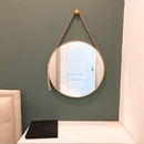 Gương Trang Điểm Dây Da Treo Tường Cao Cấp Dehome - DA.50.0CT