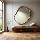 Gương Khung Gỗ Nghệ Thuật Treo Tường Cao Cấp Dehome - DG712A