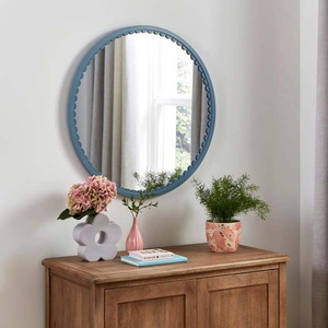 Gương Tròn Treo Tường Khung Gỗ Decor Cao Cấp Dehome - DG60M