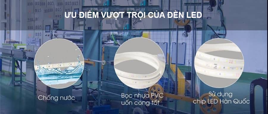 ưu điểm vượt trội của đèn led