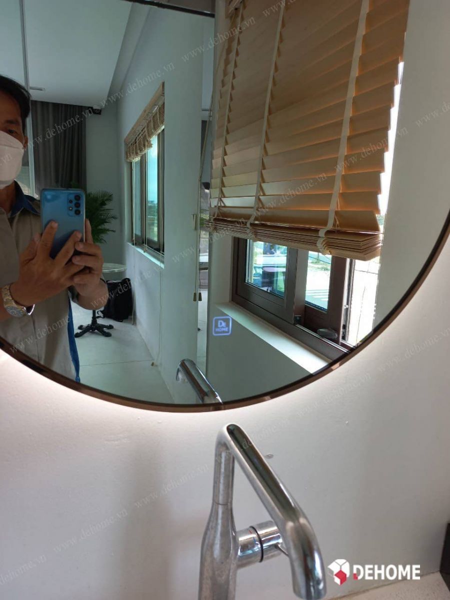 khung gương pvd mạ vàng hồng