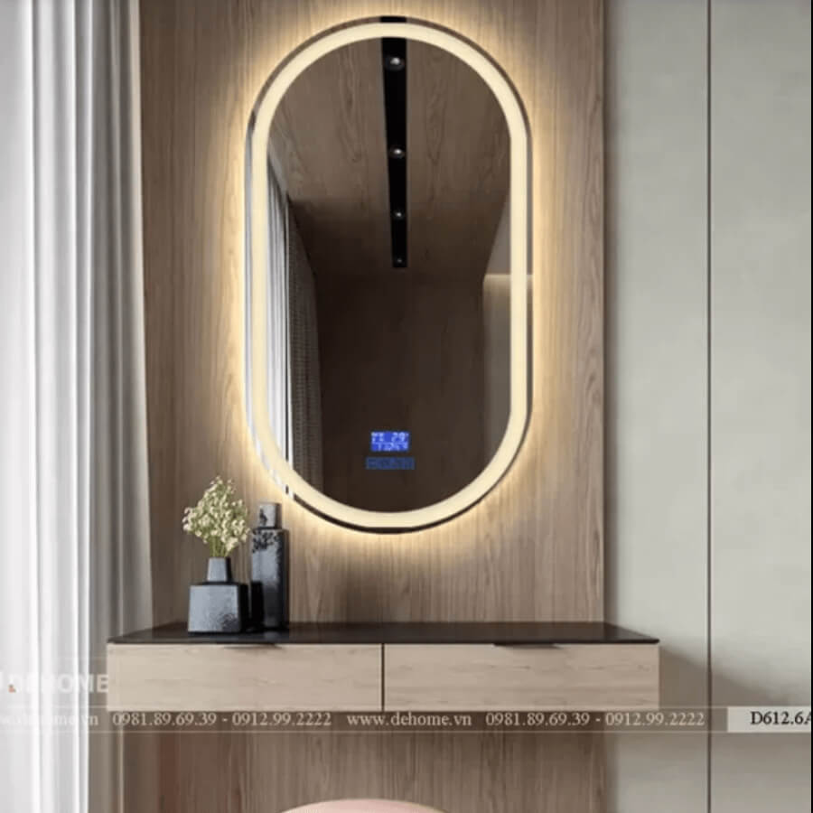 Gương trang điểm có đèn led tại tphcm
