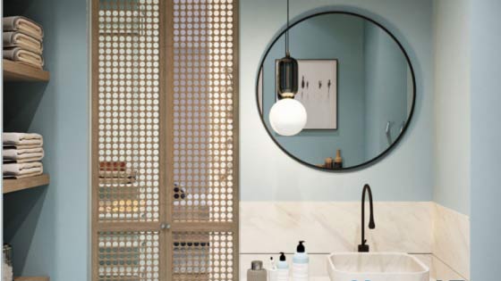 Cấu tạo gương treo tường hình tròn