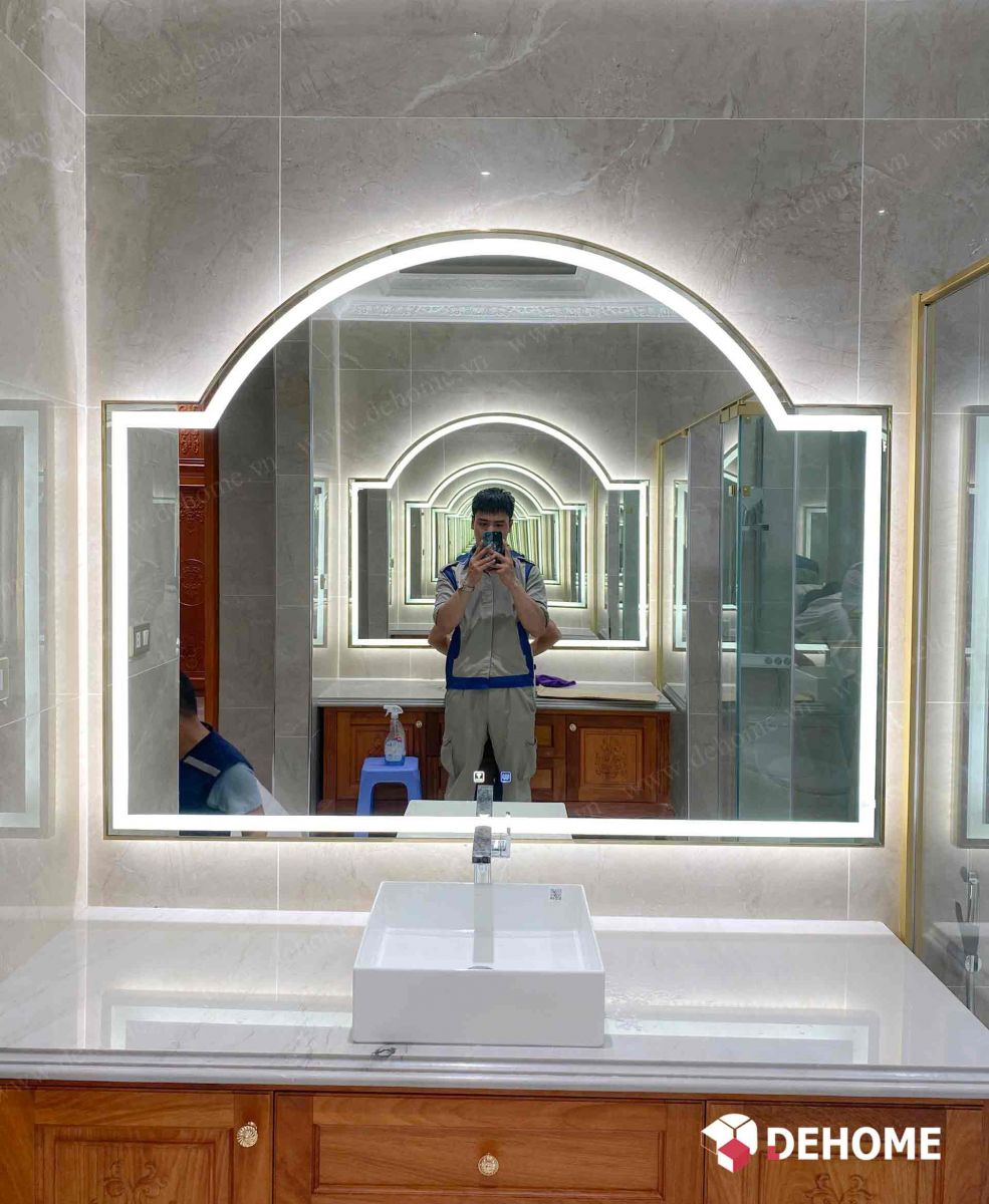 gương đèn led dehome