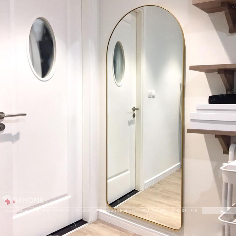 gương soi toàn thân khung mạ pvd