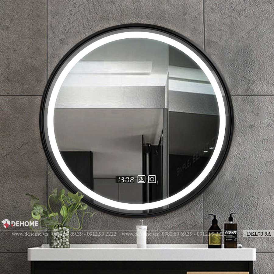 gương khung sơn tĩnh điện nhà tắm