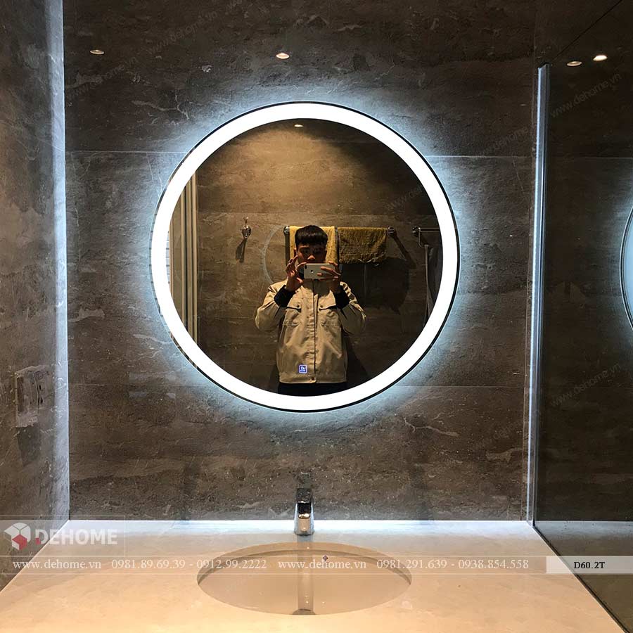 gương phòng tắm có đèn led cao cấp dehome