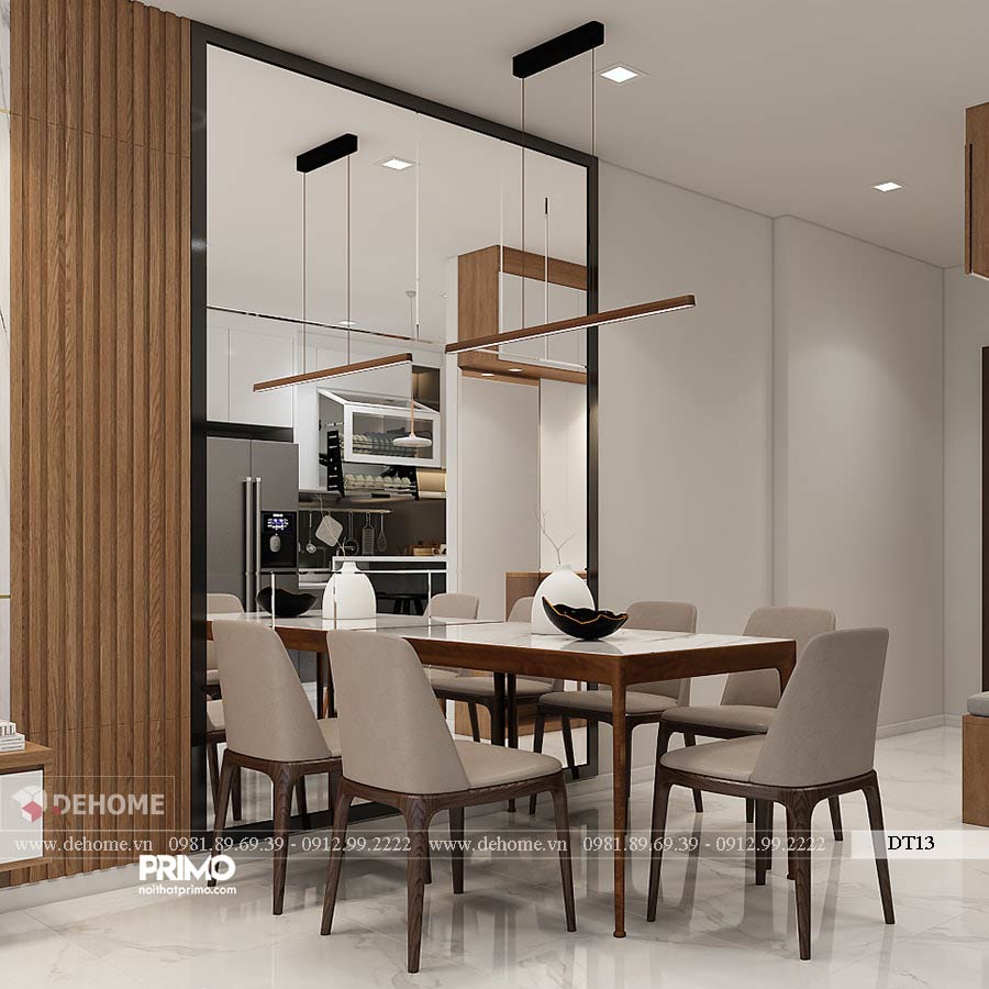 gương ghép trang trí hình chữ nhật