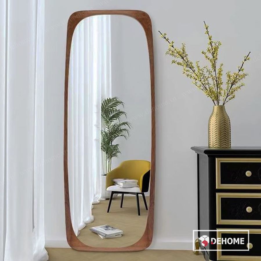 gương soi toàn thân khung gỗ cao cấp dehome