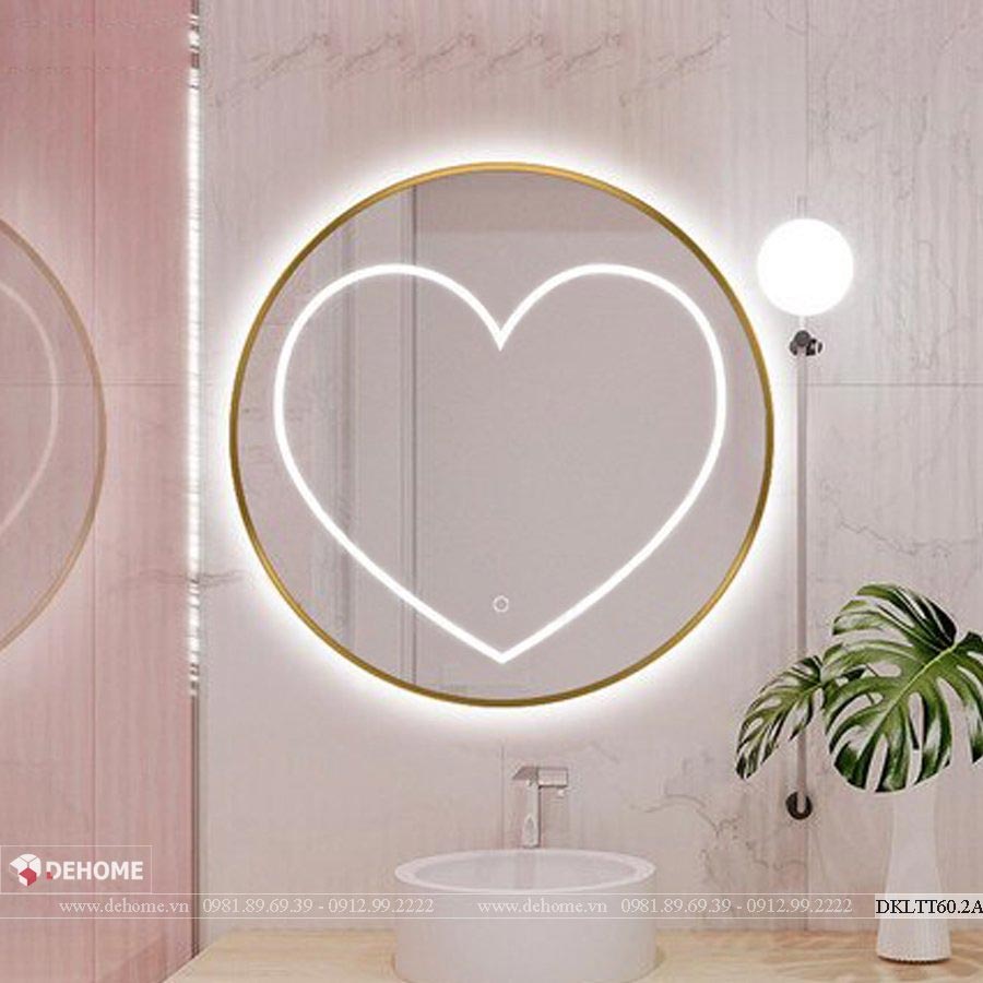 gương khung inox mạ pvd phòng tắm