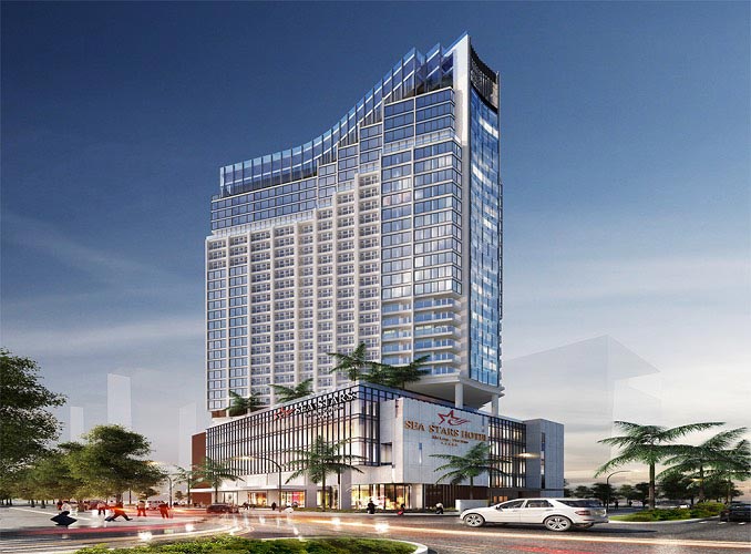 dehome lắp đặt gương khách sạn sea star hạ long