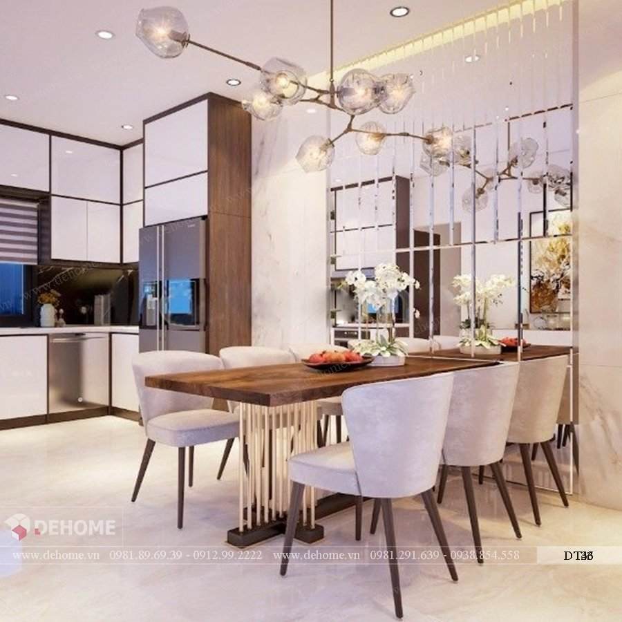 Gương dán tường phòng bếp Dehome