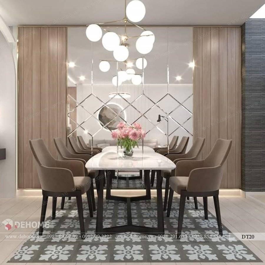 gương dán tường