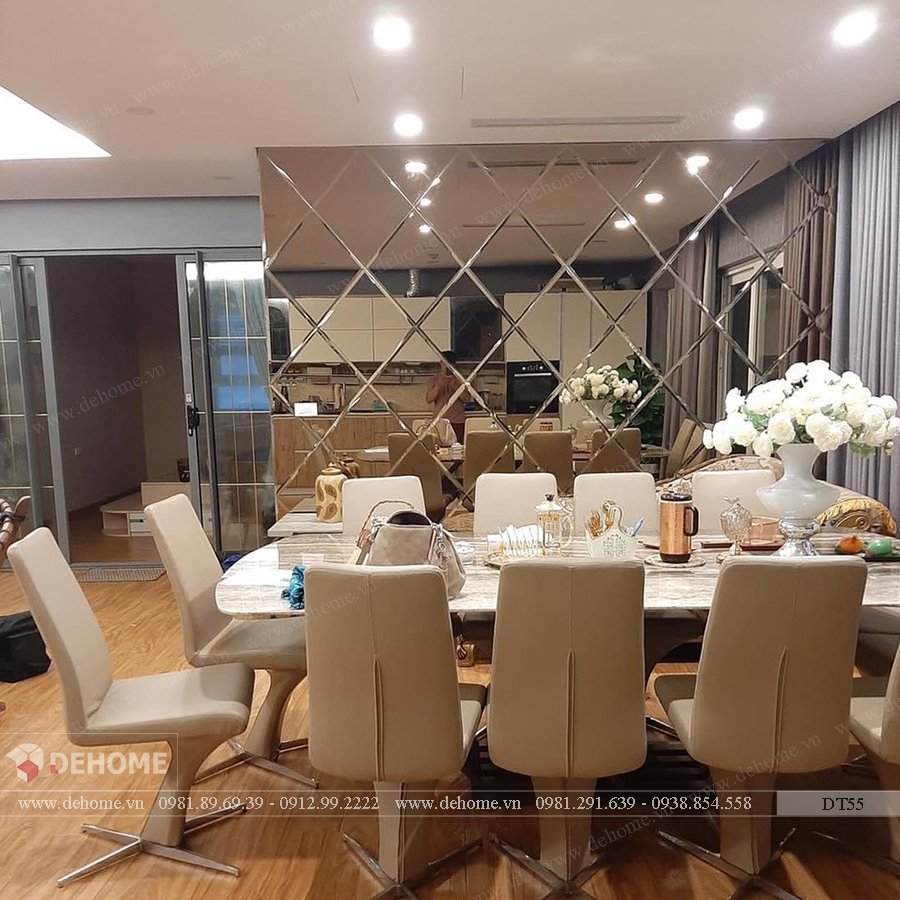 gương dán tường