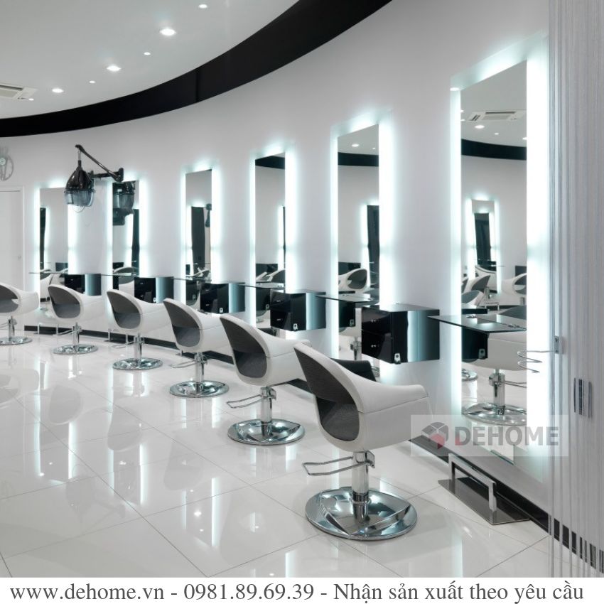 Gương cắt tóc Dehome kết hợp hệ thống đèn LED 