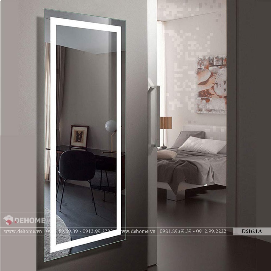 gương đèn led phòng ngủ