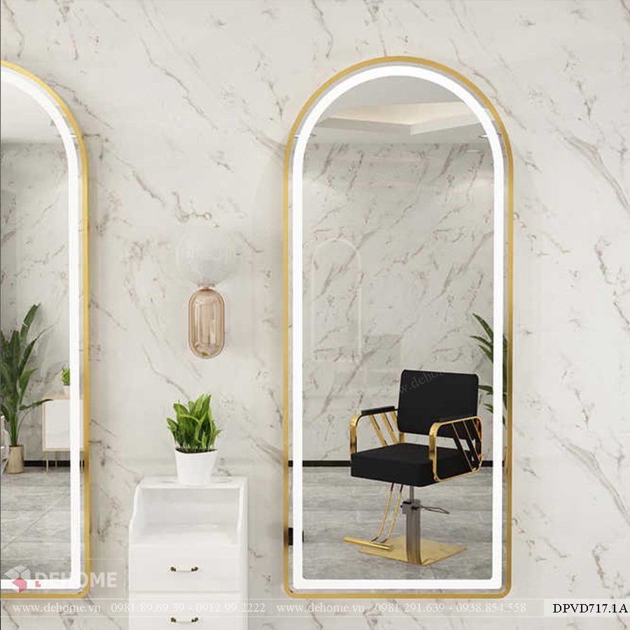 Vị trí đặt gươn toàn thân inox mạ vàng