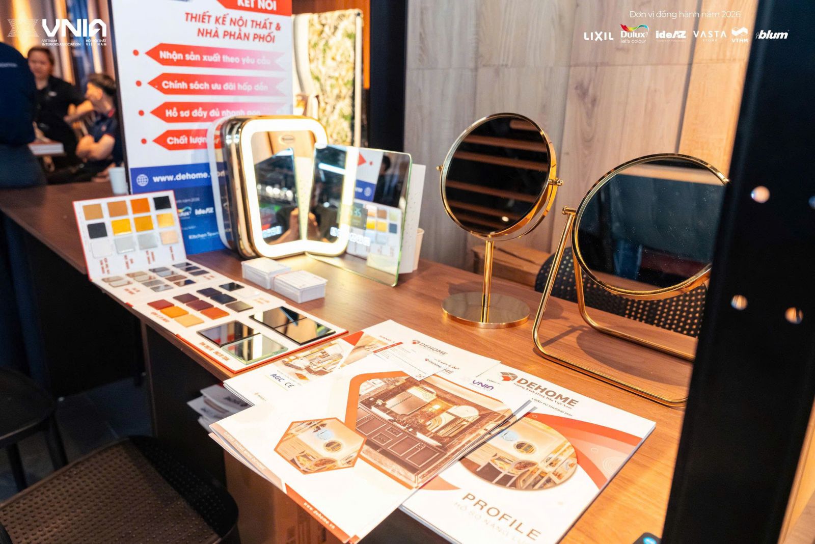 Gian trưng bày của Dehome tại sự kiện